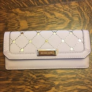 Michael Kors Jamey Wallet, New with Tags, Saffiano Leather, Ballet (Blush Pink)